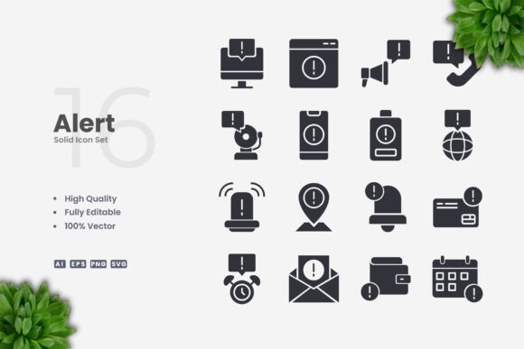 Alert Icons for Streamlined Communication and Design