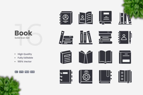 Book Solid Icons: A Strategic Tool for Clear Communication and Professional Design
