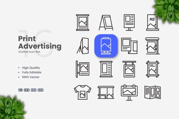 Print Advertising Icons: The Power of Simplicity in Visual Communication