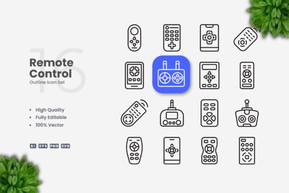 Remote Control Icons for Every Digital and Physical Need
