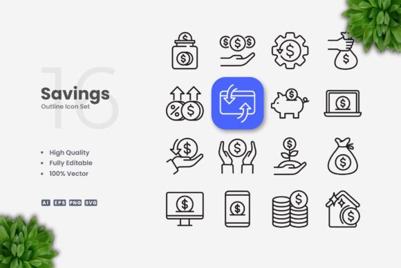 Savings Icons for Every Need