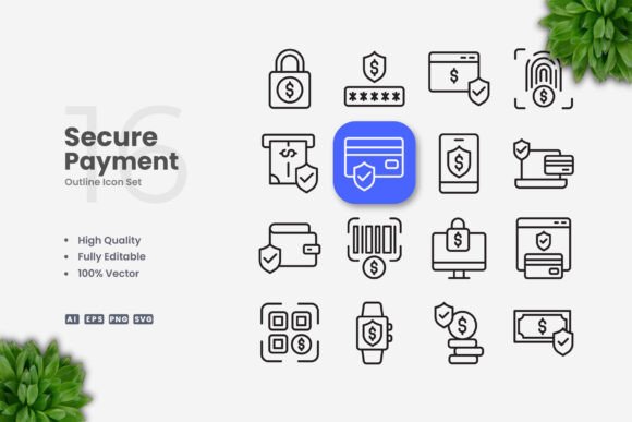 Secure Payment Icons for Modern Digital Experiences