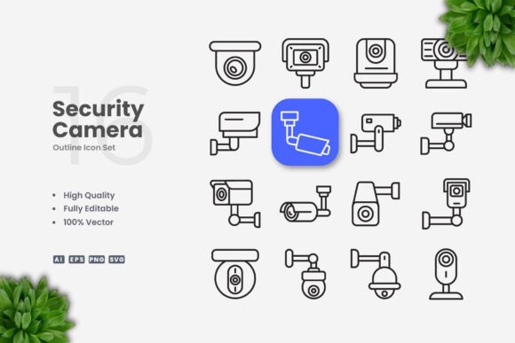 Security Camera Icons and the Power of Simple, Clean Design