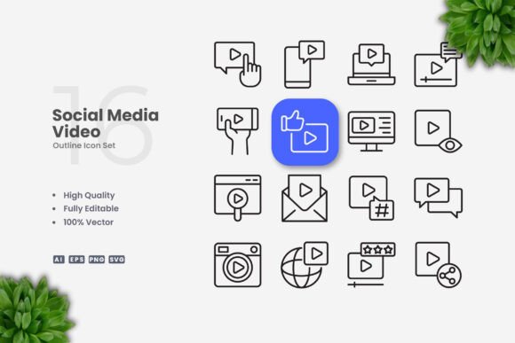 Social Media Video Icons: A Guide to Simple and Clean Design