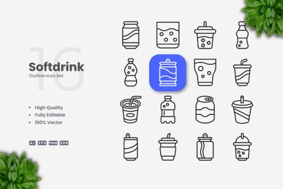 Softdrink Icons: A Versatile Design Solution for Modern Projects