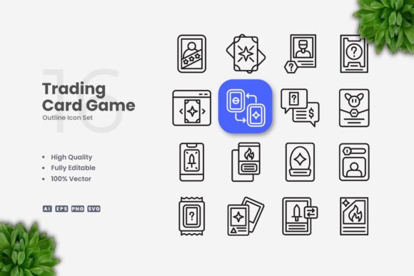 Trading Card Game Icons: A Must-Have for Modern Designers