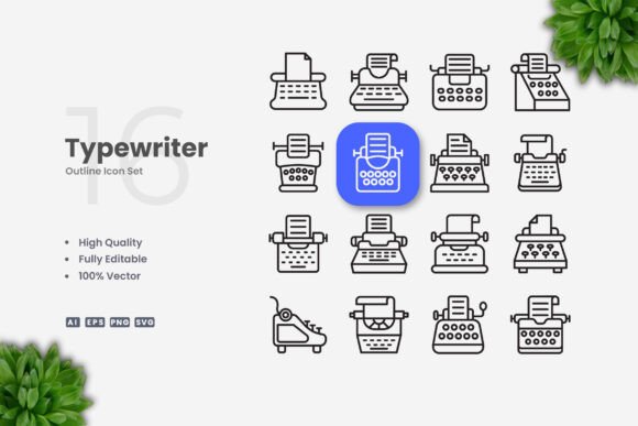 Typewriter Icons